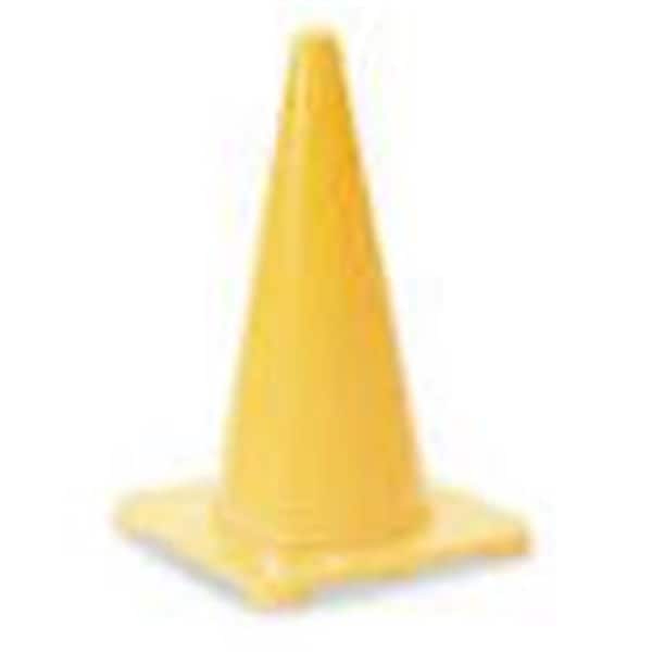Everrich Industries Cones, Plastic, 15 in Height, Yellow EVB-0017-3 - main